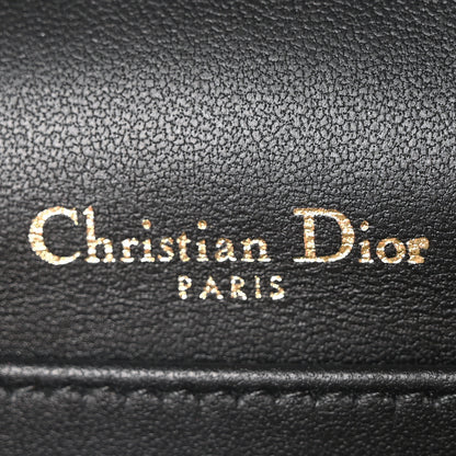 Christian Dior Lambskin Cannage Lady Dior Chain Pouch Black 6 of 10