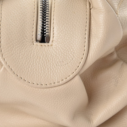 Chanel Caviar Square Stitched Large Tote Beige 13 of 26