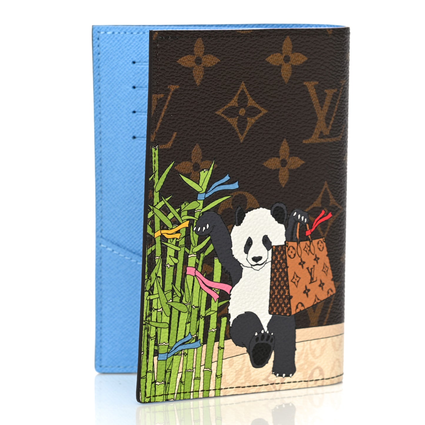 Monogram 2021 Christmas Animation China Passport Cover Myosotis Blue