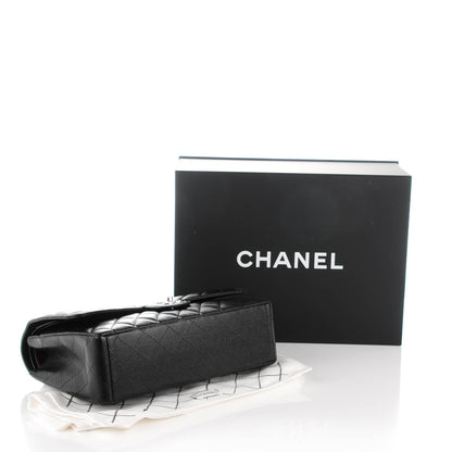 Chanel Caviar Quilted Maxi Double Flap Black 4 of 8