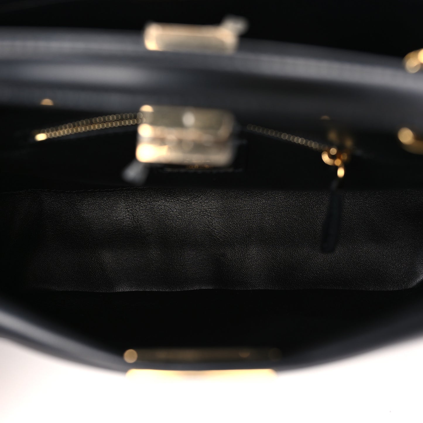 Nappa Mini Peekaboo Iconic Satchel Black