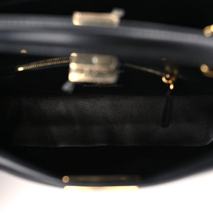 Fendi Nappa Mini Peekaboo Iconic Satchel Black 6 of 10