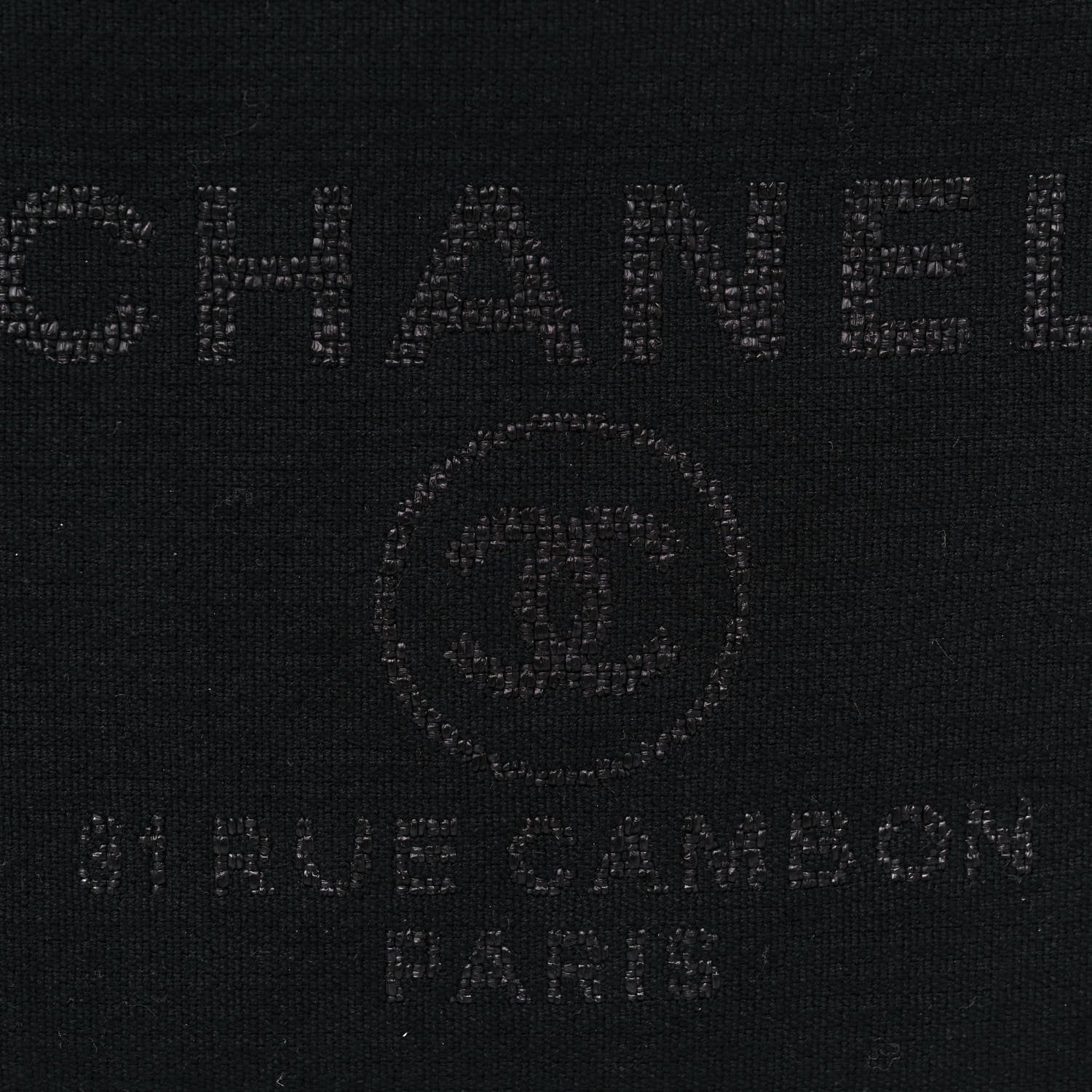 Chanel Mixed Fibers Small Deauville Tote Black 9 of 13