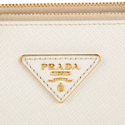Prada Saffiano Medium Galleria Double Zip Tote Talco 11 of 17