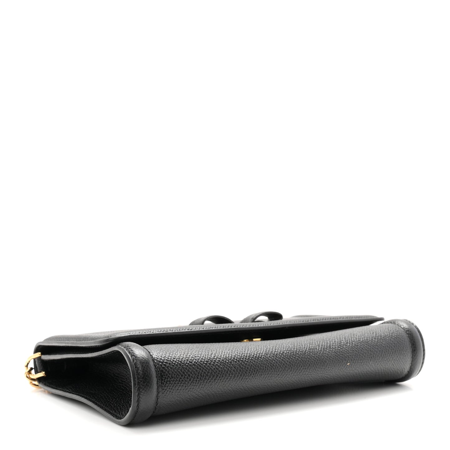 Hammered Calfskin Vara Bow Mini Bag Black