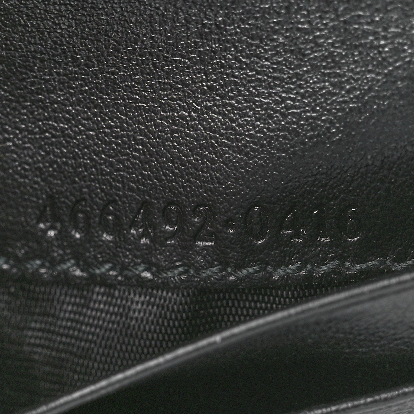 Calfskin Matelasse GG Marmont Card Case Wallet Black