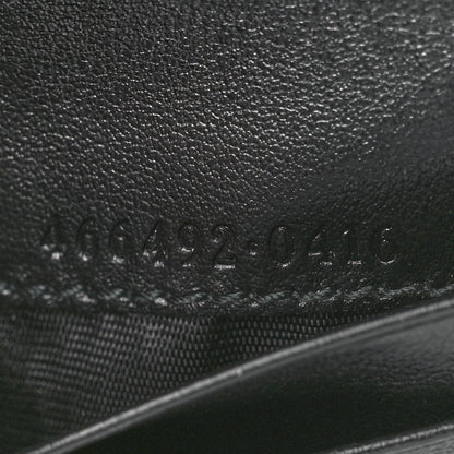 Gucci Calfskin Matelasse GG Marmont Card Case Wallet Black 7 of 12