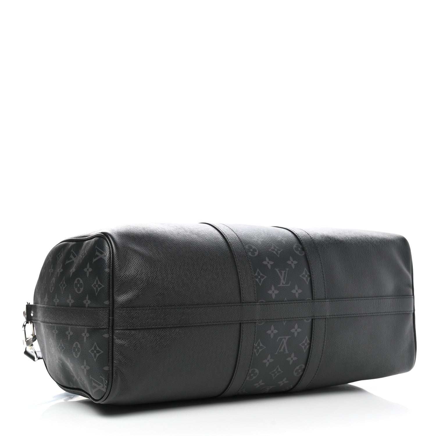 Louis Vuitton Taiga Monogram Eclipse Keepall Bandouliere 50 Black 3 of 10