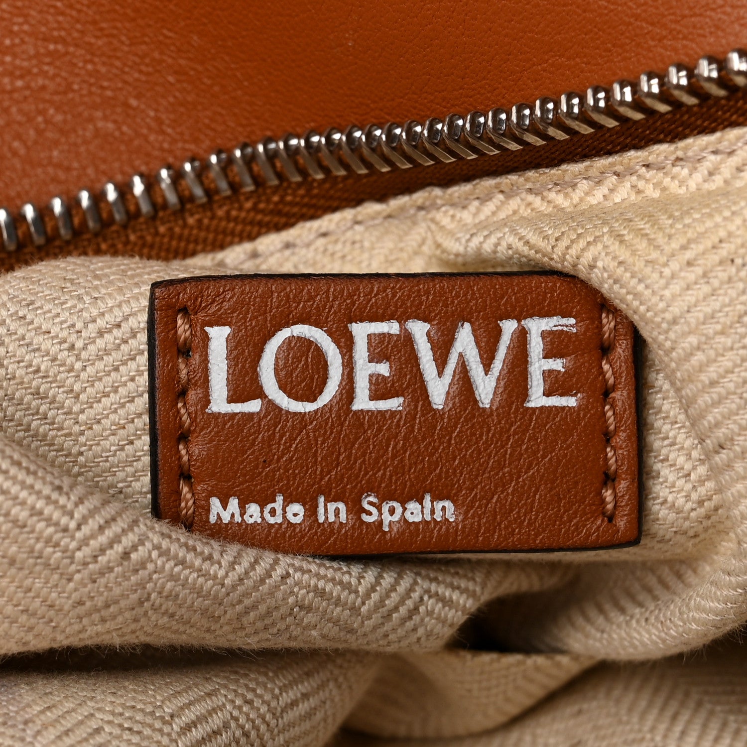 Loewe Calfskin Medium Puzzle Bag Tan 6 of 10