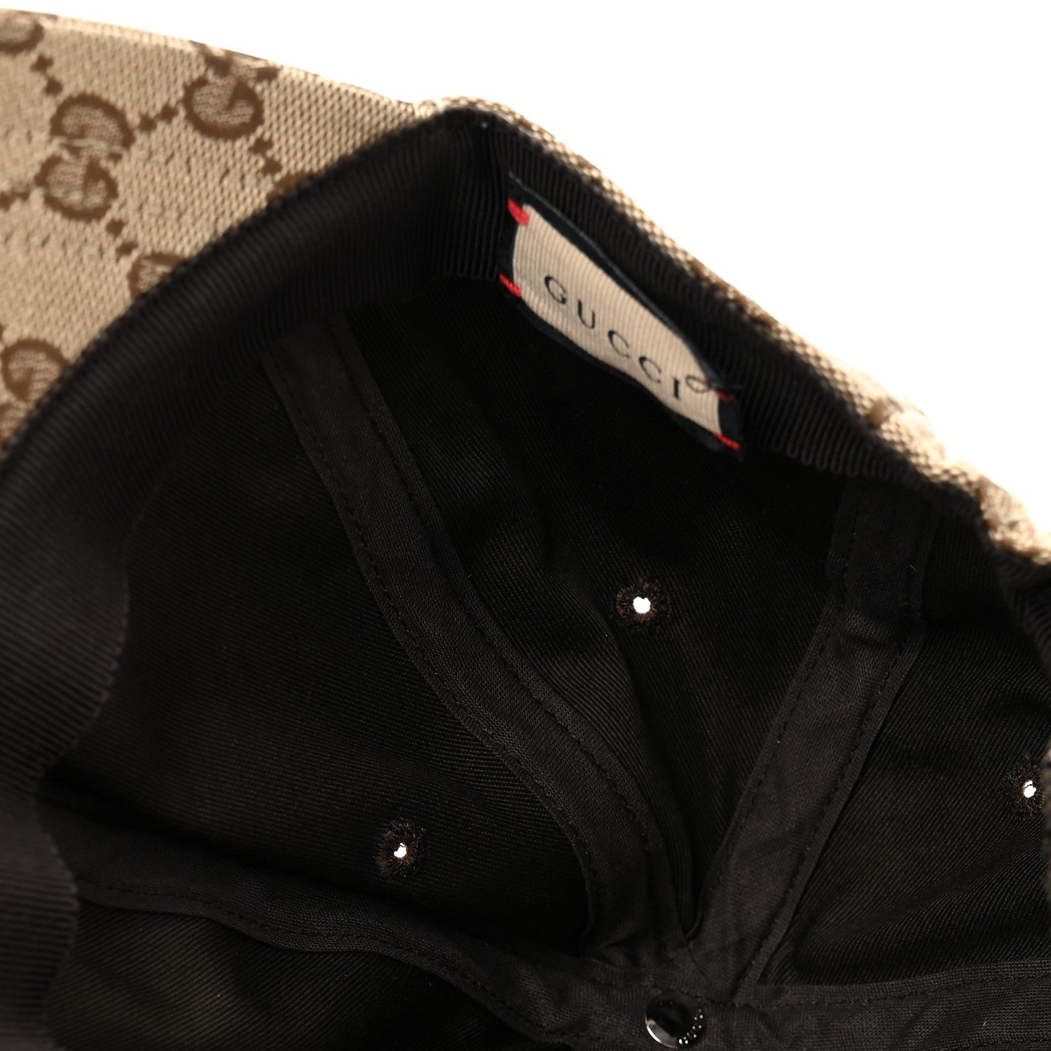 Gucci Monogram Patch Logo Soft Baseball Hat S Beige Cocoa 7 of 10