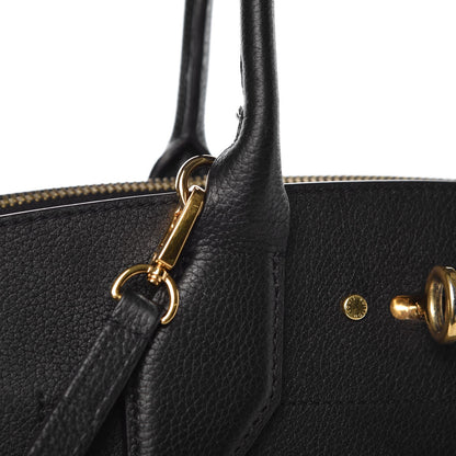 Louis Vuitton Calfskin City Steamer MM Kaki Black 11 of 14