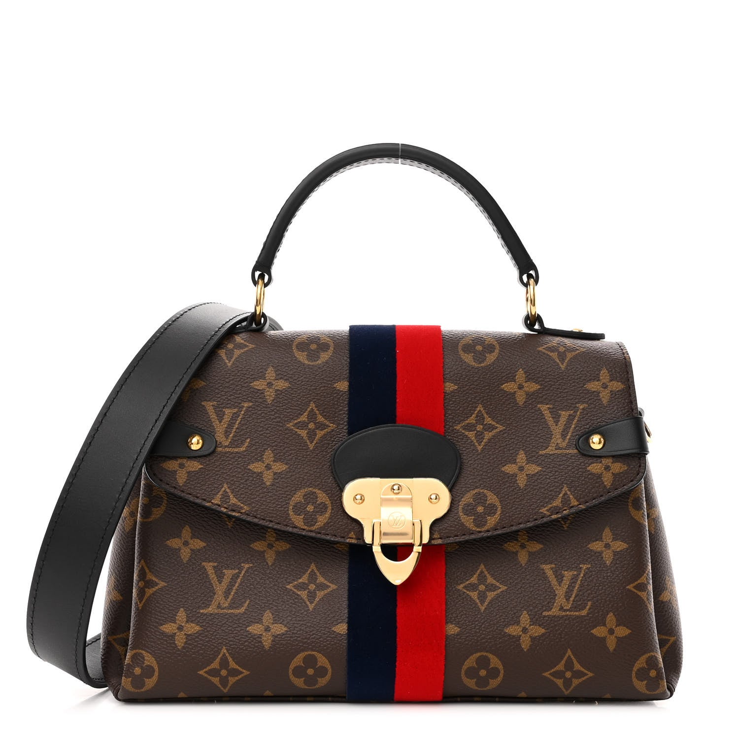 Louis Vuitton Monogram Georges BB Marine Cherry 1 of 10