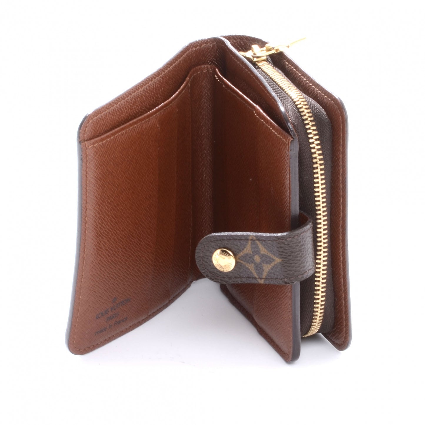 Monogram Compact Zippe Zipped Wallet