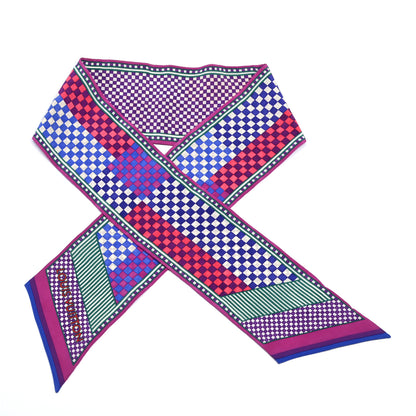 Louis Vuitton Silk Damier Aquarelle Bandeau 1 of 4