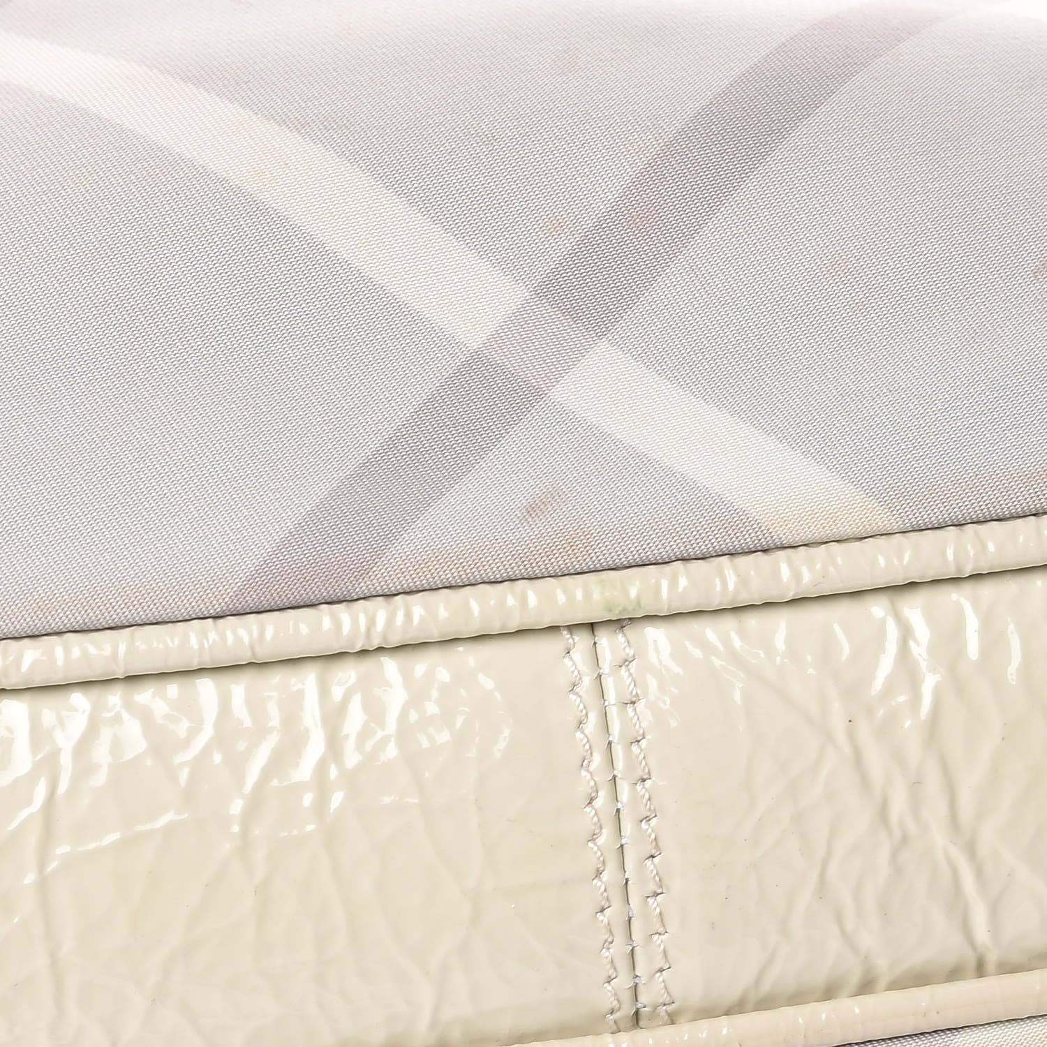 Burberry Beat Check Small Brooklyn Hobo Grey 10 of 15