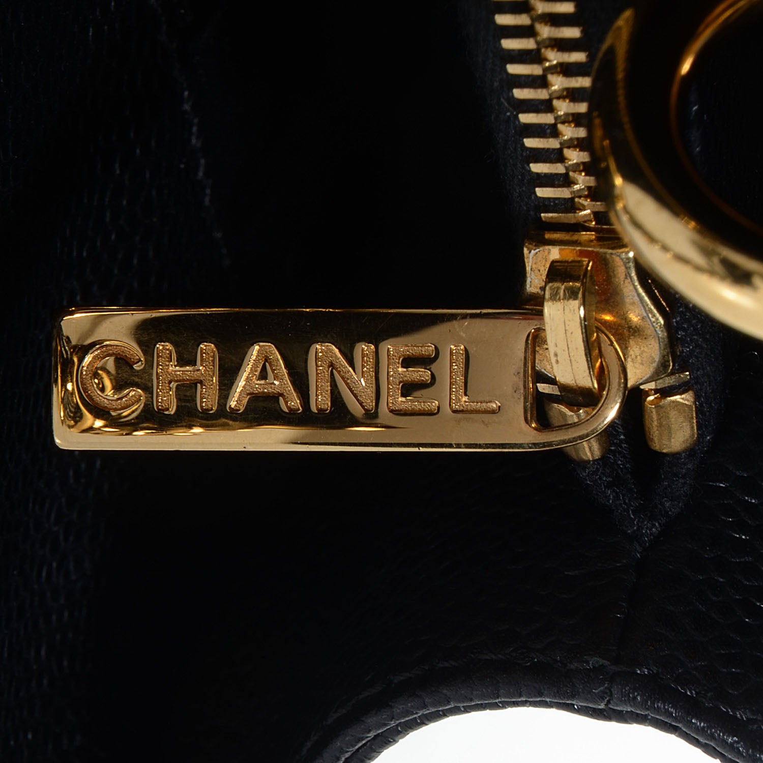 Chanel Caviar Grand Shopping Tote GST Black 6 of 9