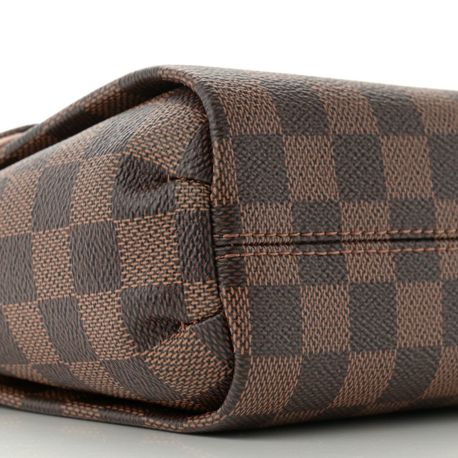 Louis Vuitton Damier Ebene Braided Croisette Cream Pink 8 of 9