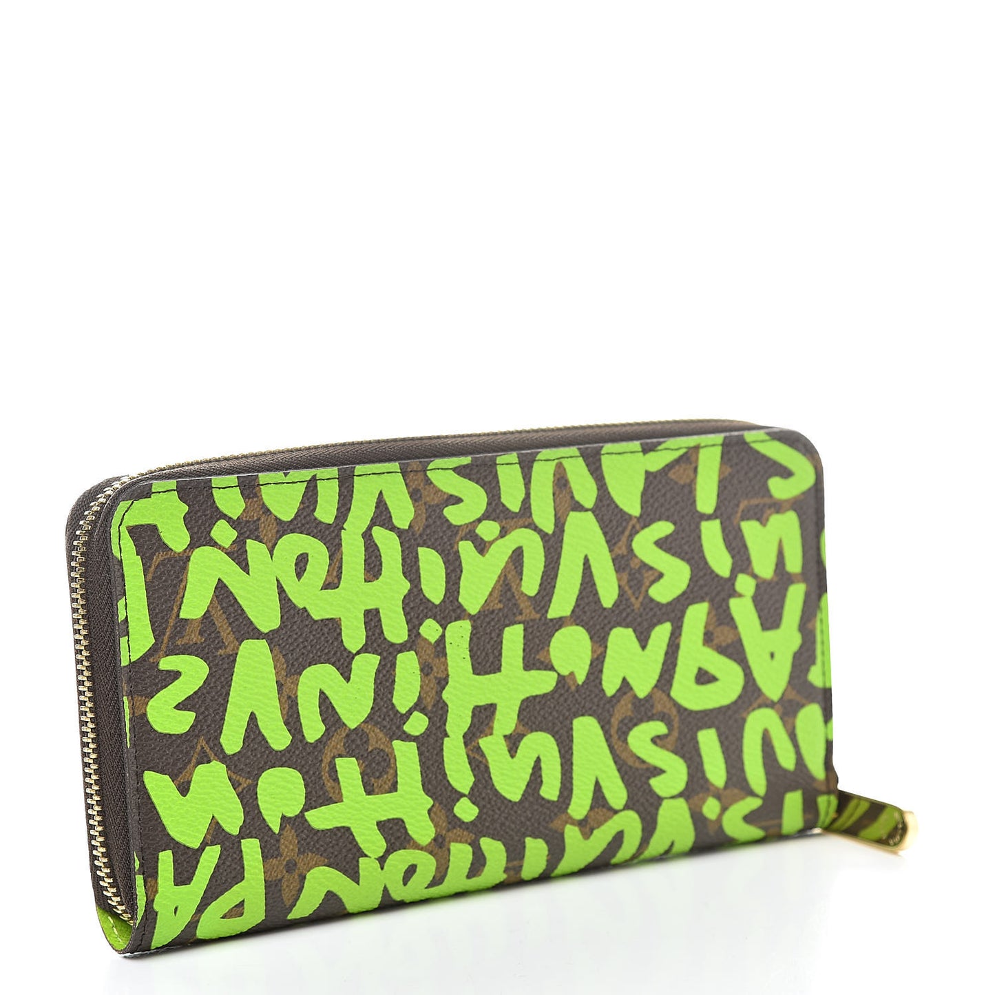 Monogram Graffiti Zippy Wallet Green