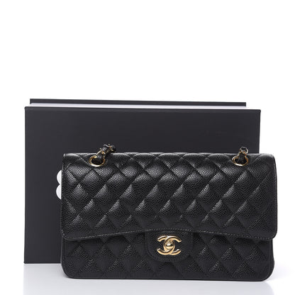 Chanel Caviar Quilted Medium Double Flap Black 10 of 10