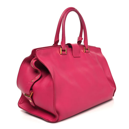 Saint Laurent Calfskin Medium Classic Y Cabas Fuchsia 3 of 14