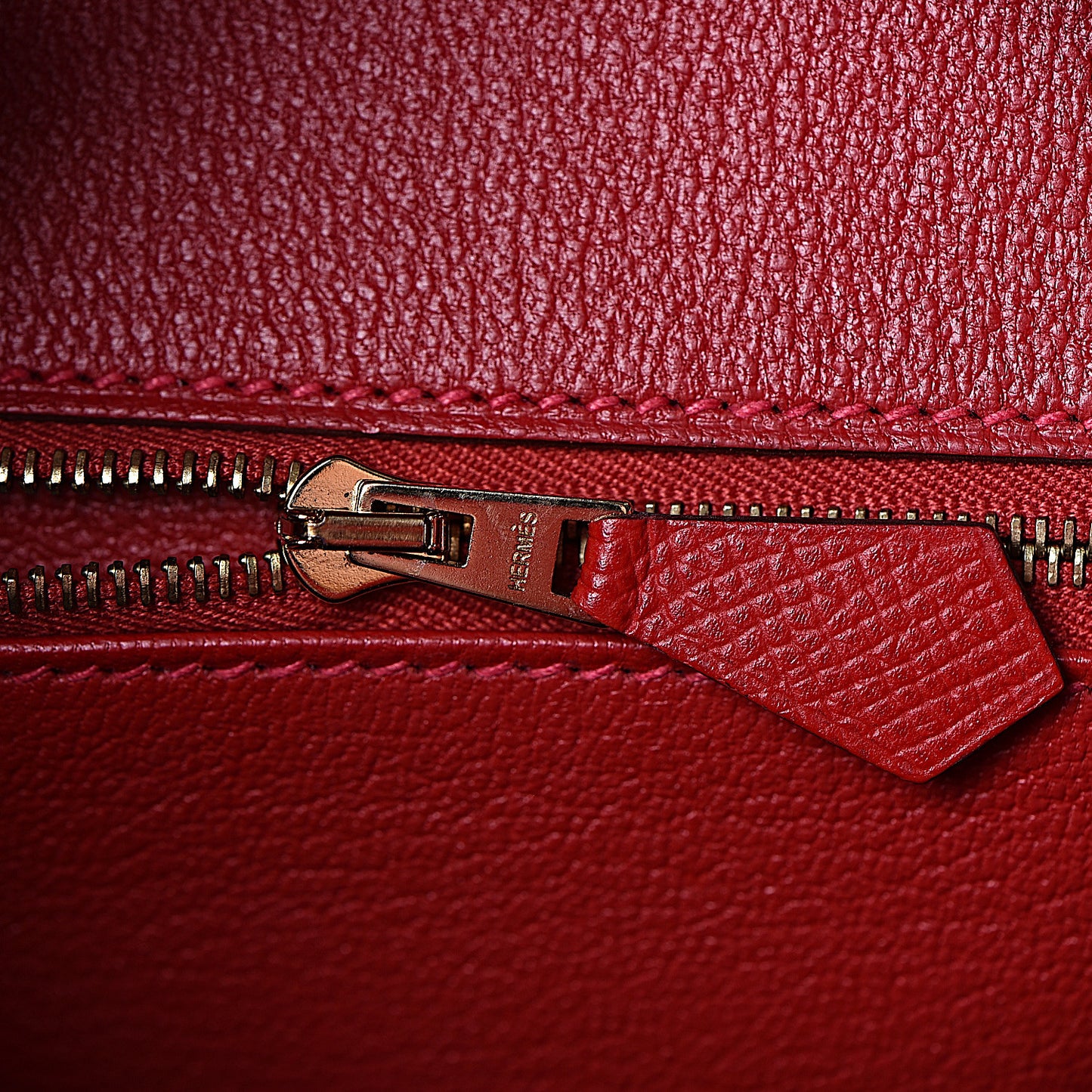 Epsom Birkin 30 Rouge Casaque