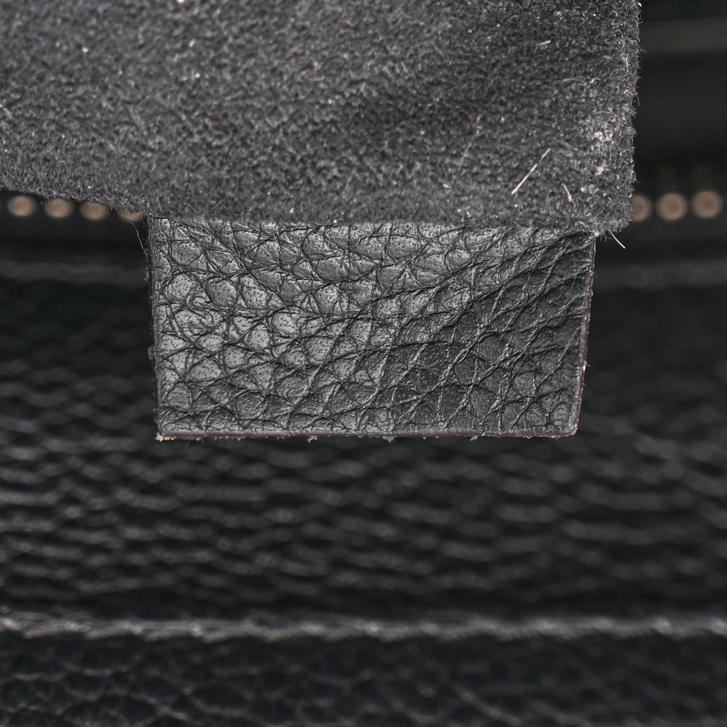 Celine Drummed Calfskin Mini Luggage Black 7 of 17