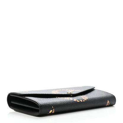 Louis Vuitton Monogram Giant Jungle Sarah Wallet Black 4 of 7