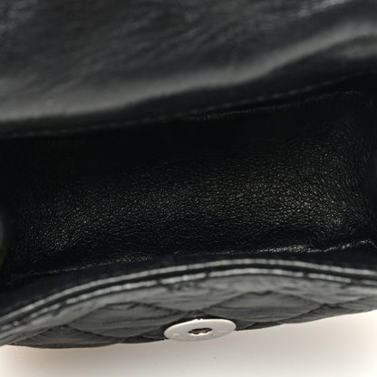 Chanel Calfskin Quilted 2.55 Ankle Wrist Bag Black 5 of 7