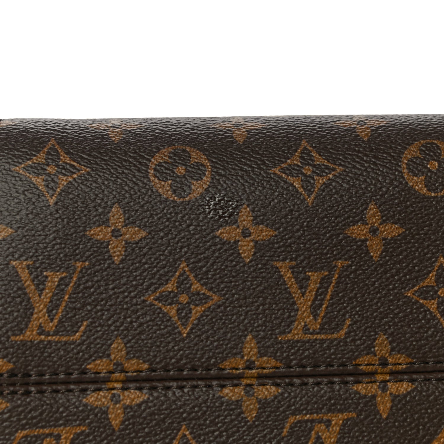 Louis Vuitton Calfskin Monogram Fold Tote PM Cream Khaki Black 9 of 9