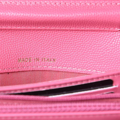 Chanel Caviar Quilted Clutch With Chain Pink 7 of 11