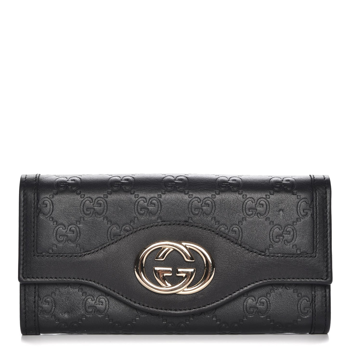 Guccissima Sukey Continental Wallet Continental Wallet Black
