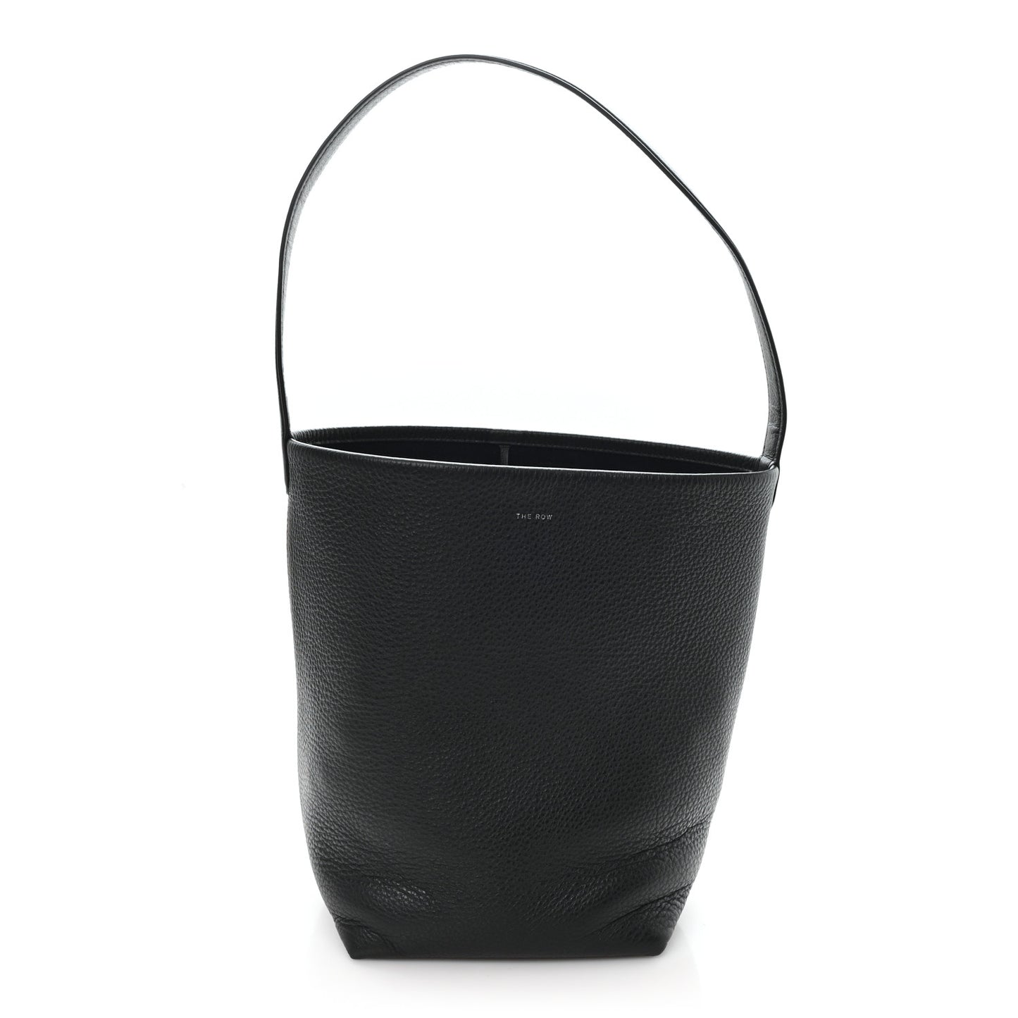 Grained Calfskin Medium N/S Park Tote Black