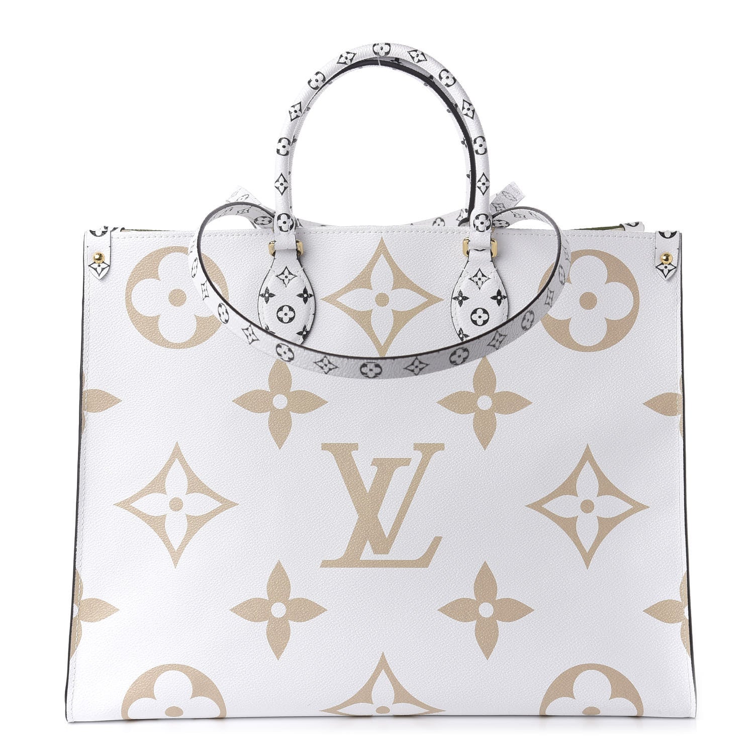 Louis Vuitton Monogram Giant Onthego GM Kaki Beige 1 of 10