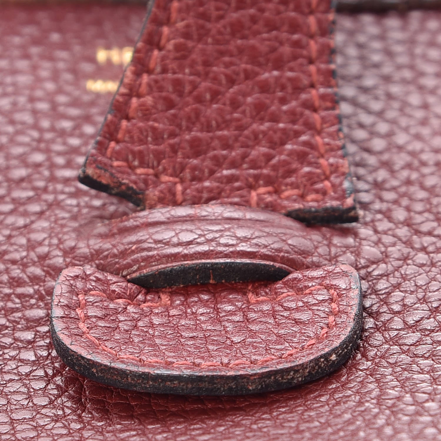 Hermes Togo Evelyne PM Rouge H 9 of 12