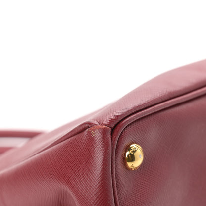 Prada Saffiano Lux Large Tote Cherry 11 of 16