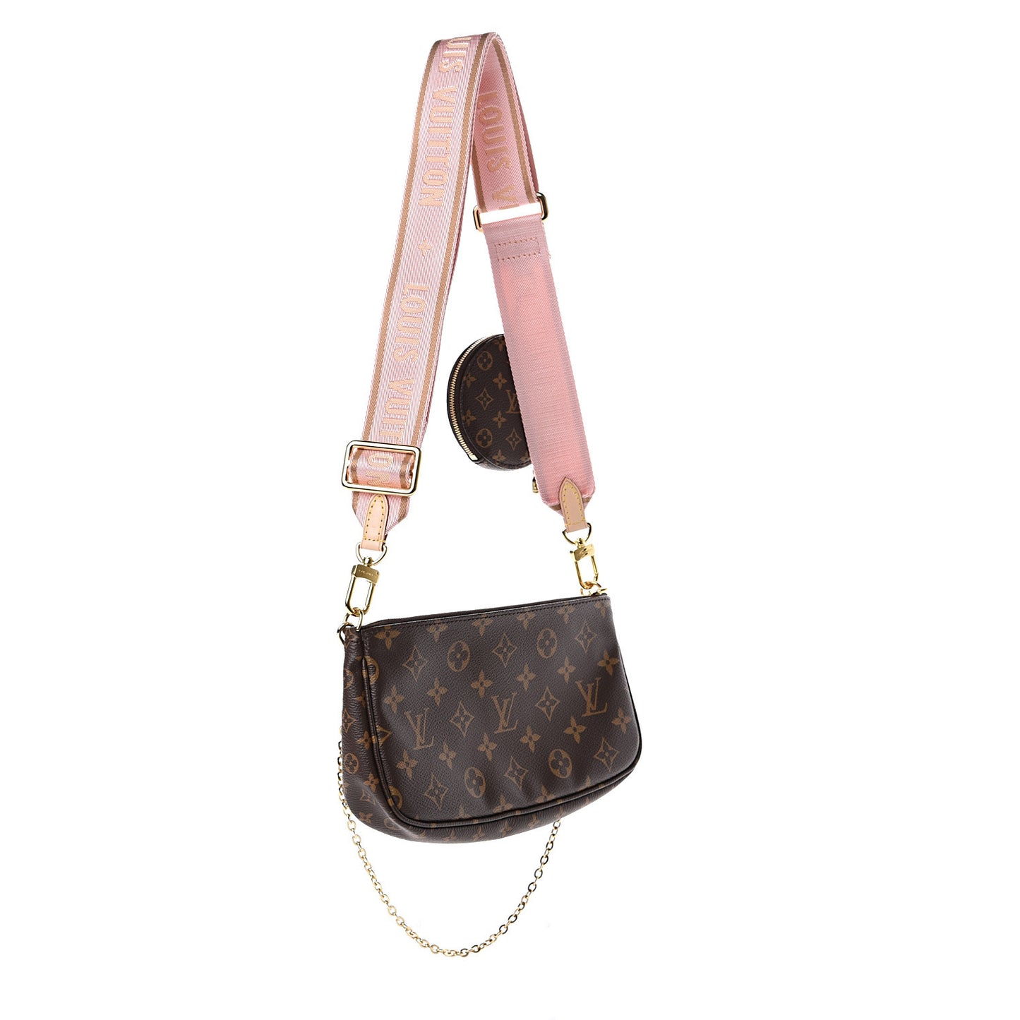 Monogram Multi Pochette Accessories Rose Clair