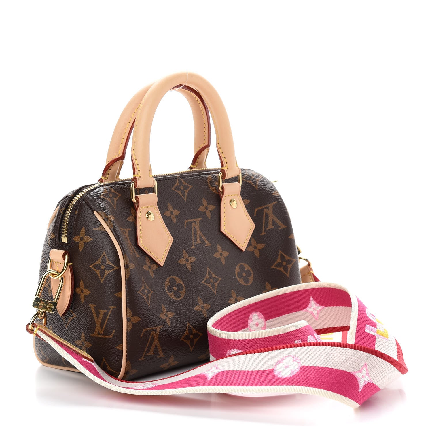 Louis Vuitton Monogram Speedy Bandouliere 20 Fuchsia 3 of 7