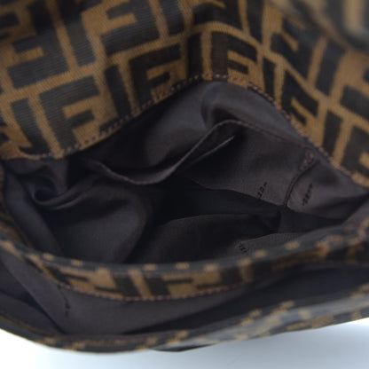 Fendi Zucca Buckle Shoulder Bag Tobacco 6 of 12