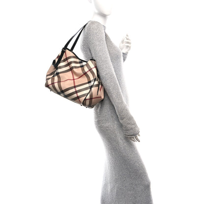 Burberry Nova Check Small Canterbury Tote Black 2 of 12