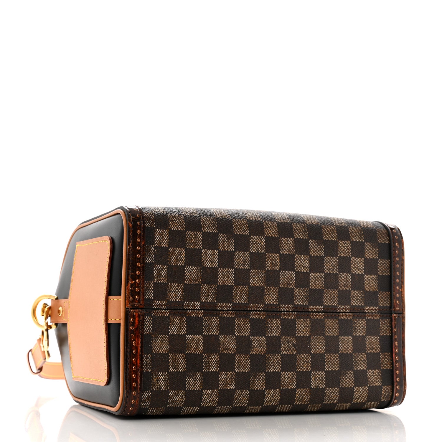 Louis Vuitton Transformed Damier Ebene Time Trunk Speedy Bandouliere 25 Black 4 of 14