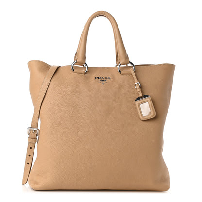 Prada Vitello Daino Shopping Tote Sughero 1 of 7