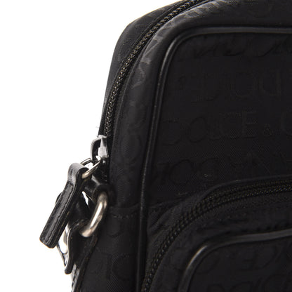 Dolce & Gabbana Nylon Monogram Messenger Black 9 of 10