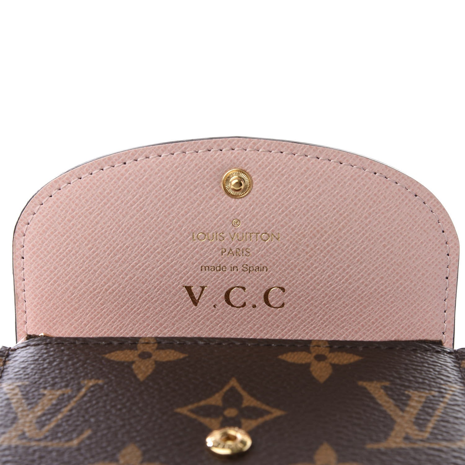 Louis Vuitton Monogram Rosalie Coin Purse Rose Ballerine 6 of 8