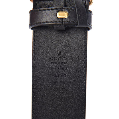 Gucci Calfskin Double G 40mm Belt 70 28 Black 4 of 7