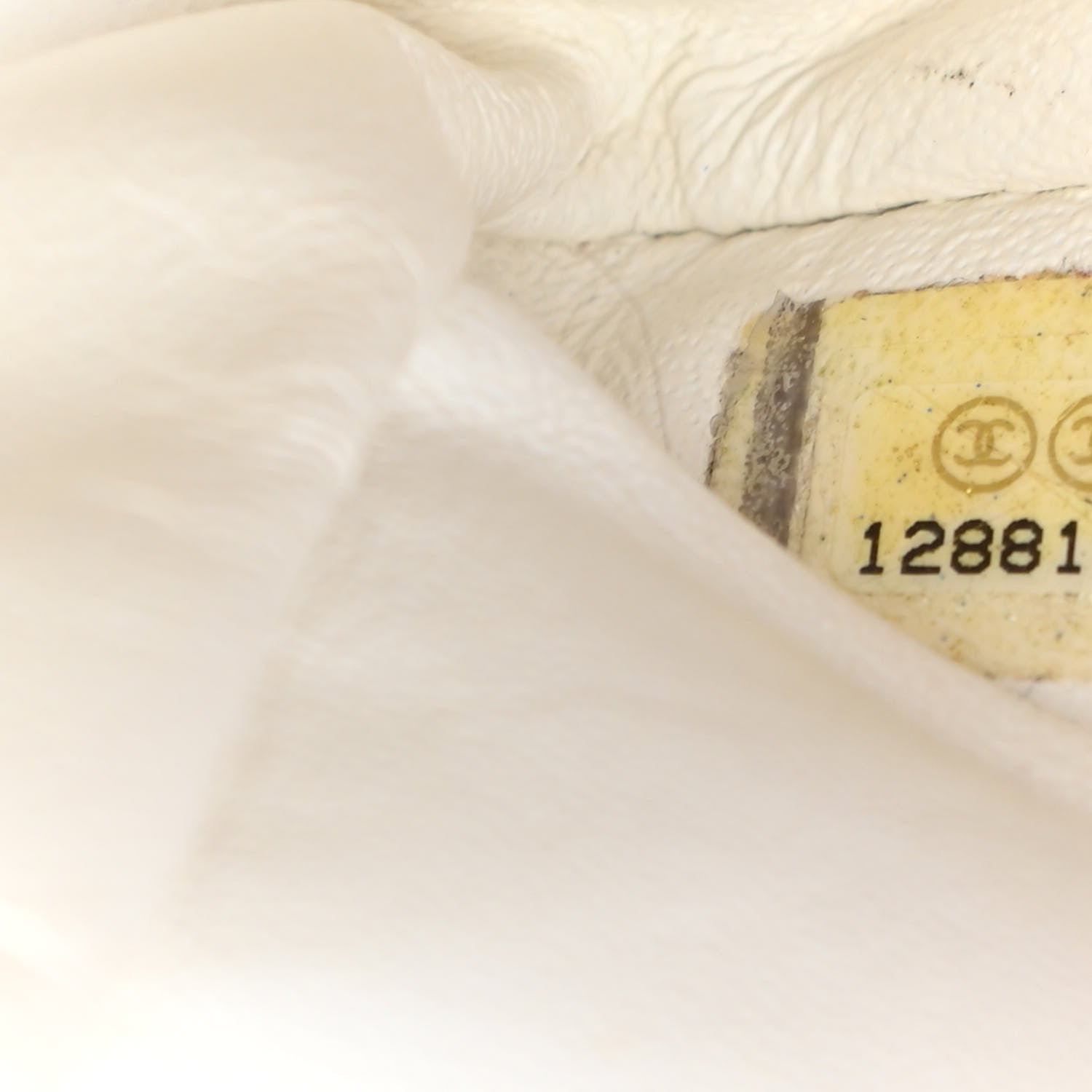 Chanel Caviar Quilted XL Jumbo Single Flap White 7 of 10