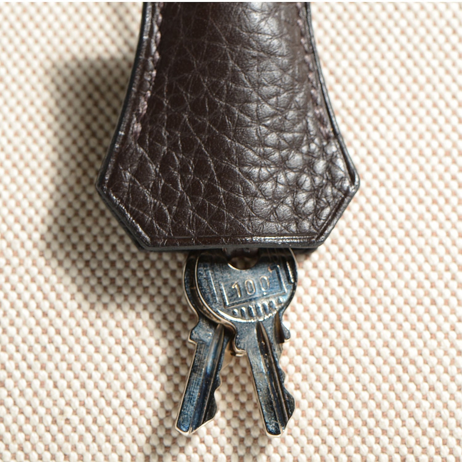 Hermes Toile Togo Birkin 35 Chocolate 20 of 31