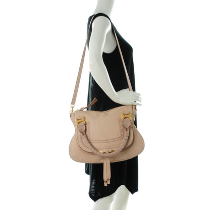 Chloe Calfskin Medium Marcie Satchel Nude Pink 2 of 10