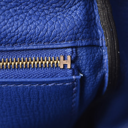 Hermes Togo Kelly Retourne 35 Bleu Electrique 24 of 37