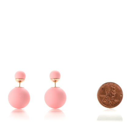 Christian Dior Mise En Dior Tribal Earrings Pink 2 of 6