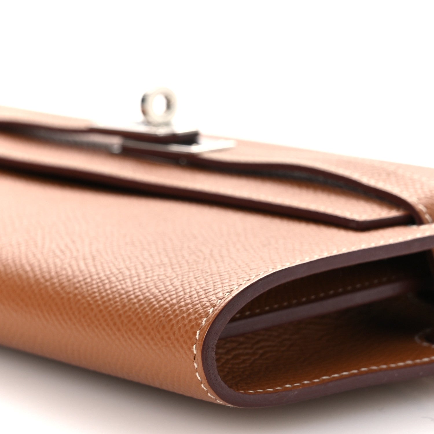 Hermes Epsom Kelly Wallet To Go Gold 10 of 11